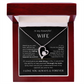 To My Beautiful Wife Necklace | Meaningful & Romantic Gift for Her | Forever Love Necklace