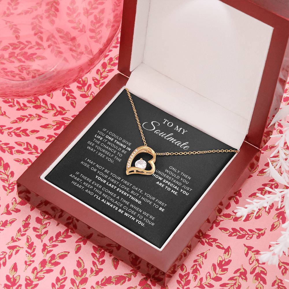 To My Soulmate Necklace | Meaningful Gift for Wife, Husband, or Partner | Forever Love Necklace